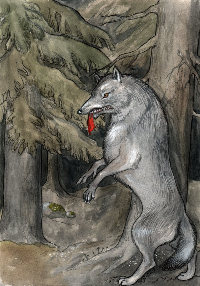 What Big Teeth You Have – A4 print