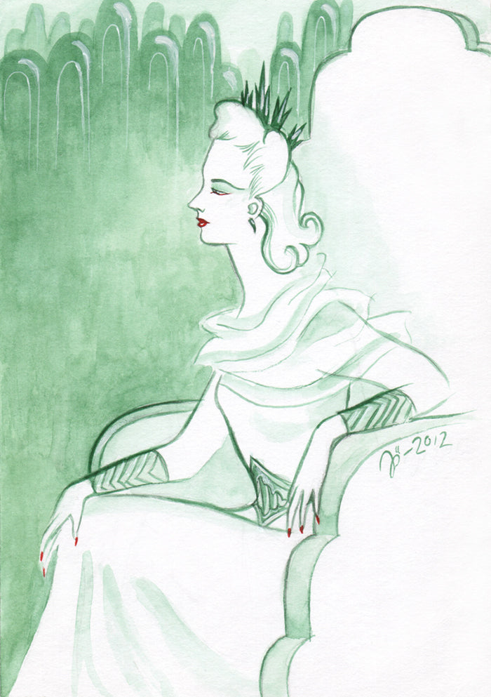 Emerald Queen – A5 print