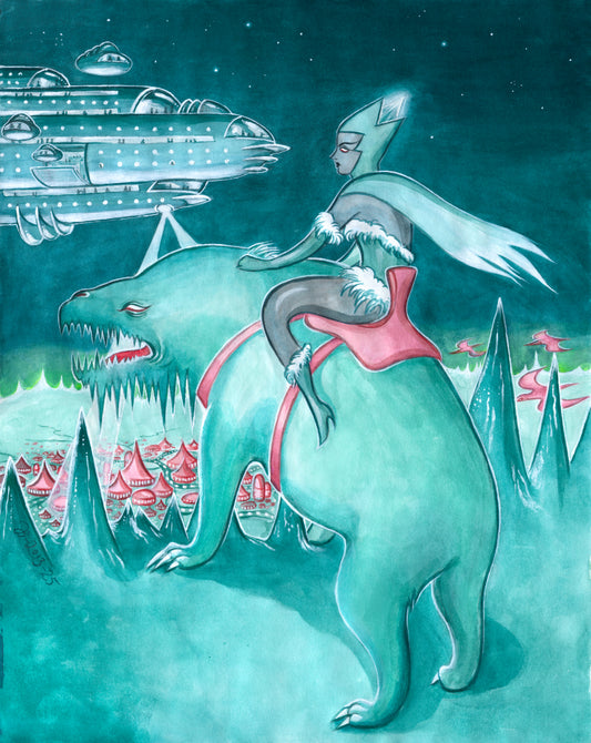 Searchlights – A3 print