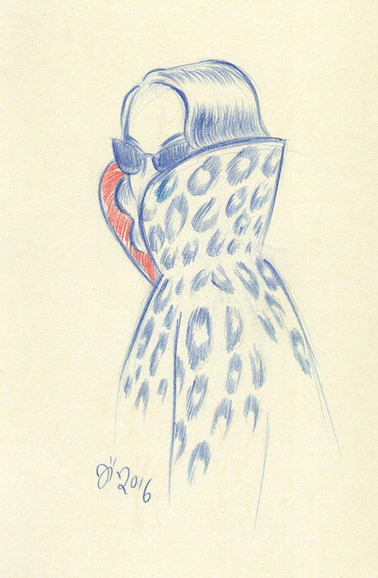 Leopard Collar – A5 print