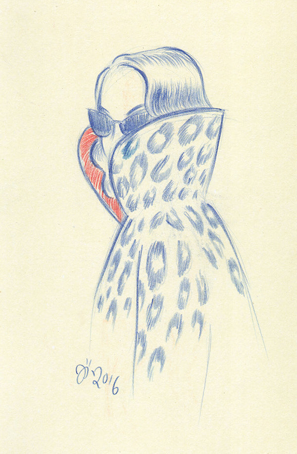 Leopard Collar – A5 print