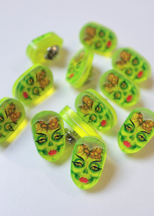Ghoul Face Pin