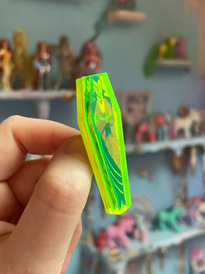 Vampire Coffin Pin