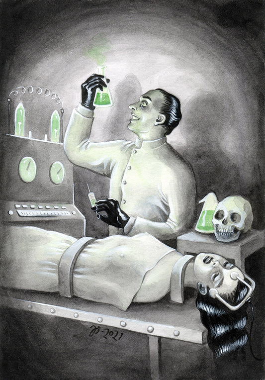 Mad Scientist – A5 print