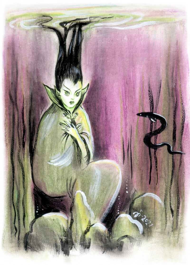 Swamp Vampire – A5 print