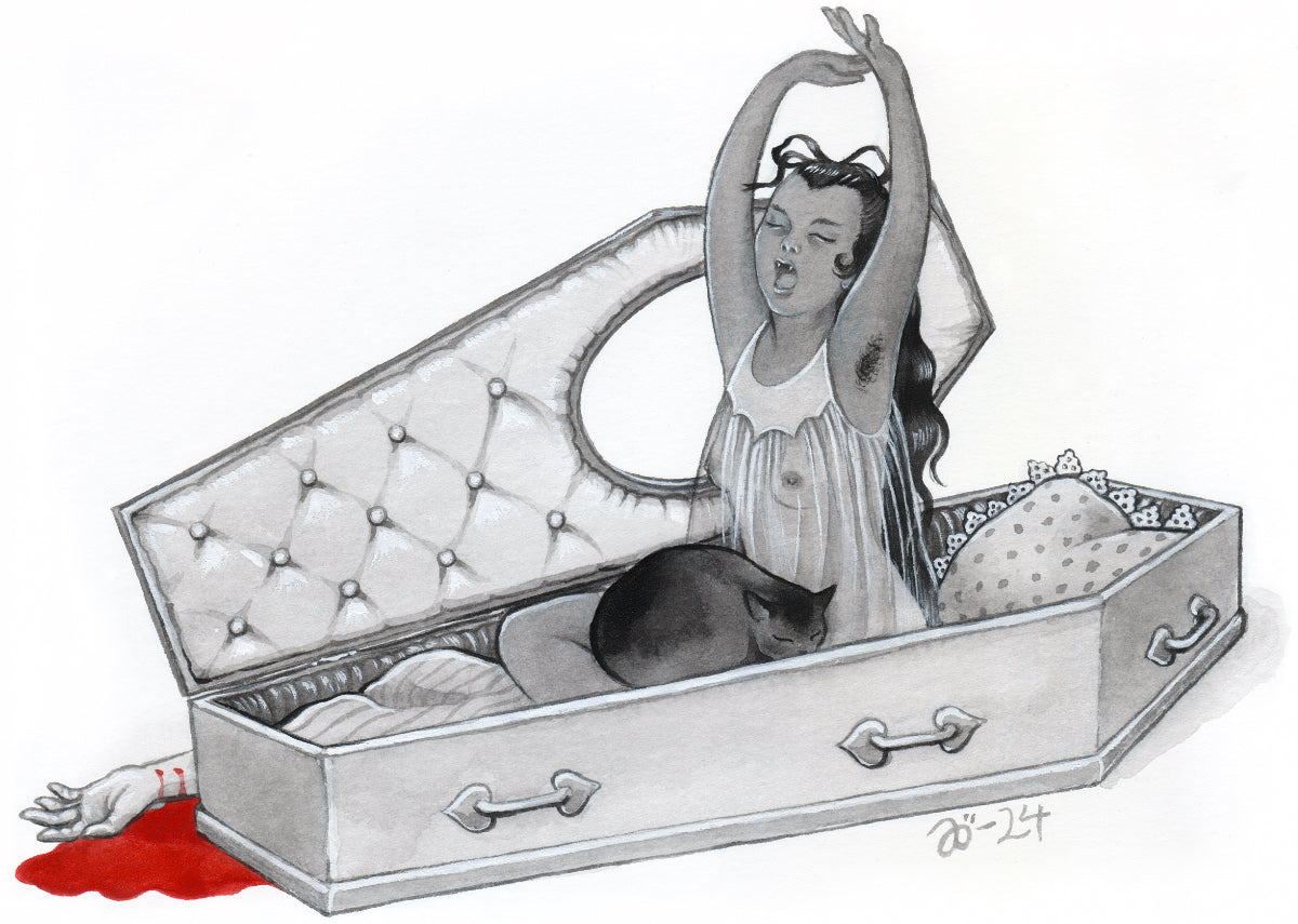 Coffin – A5 print