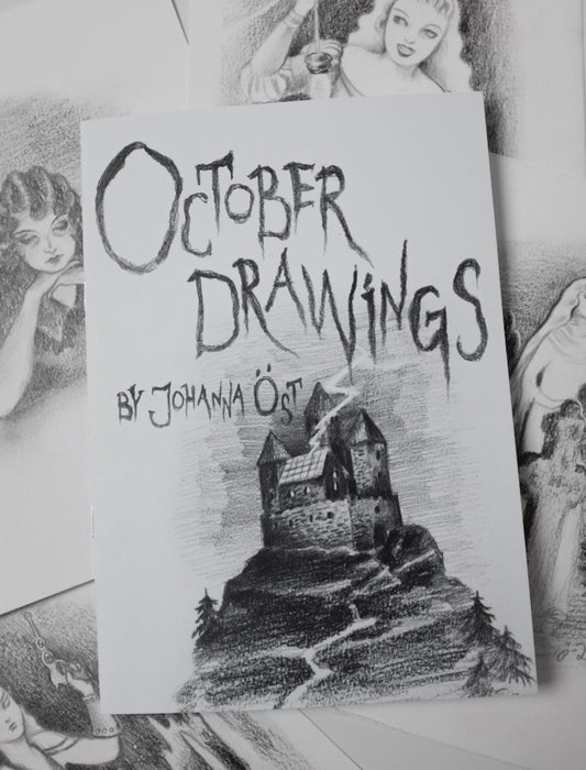 October Drawings art zine