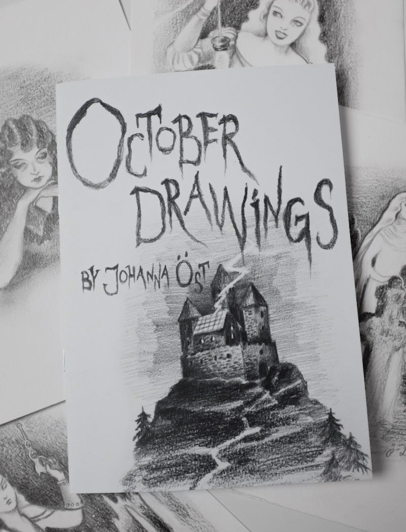 October Drawings art zine