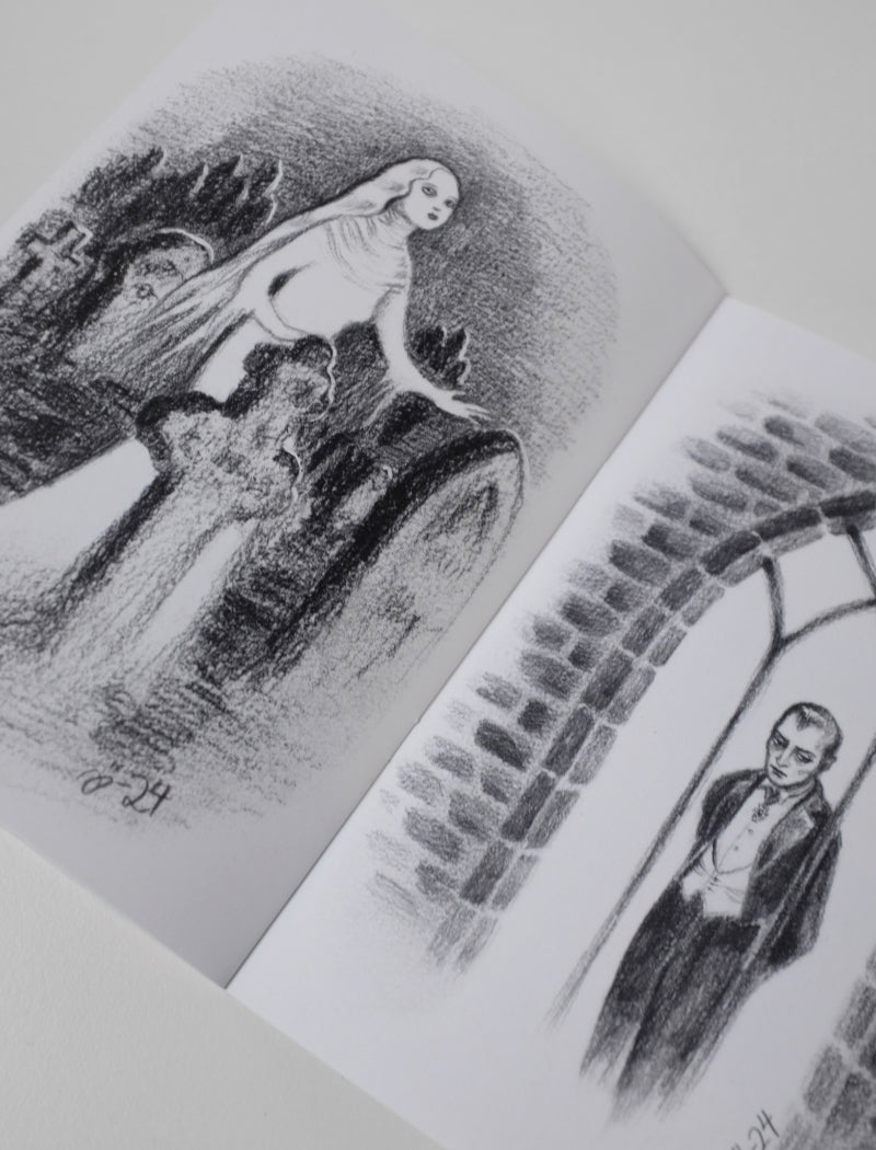 October Drawings art zine