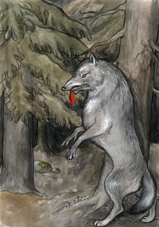 What Big Teeth You Have – original art