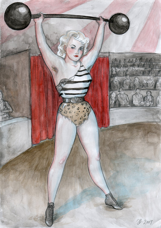 Strongwoman – original art