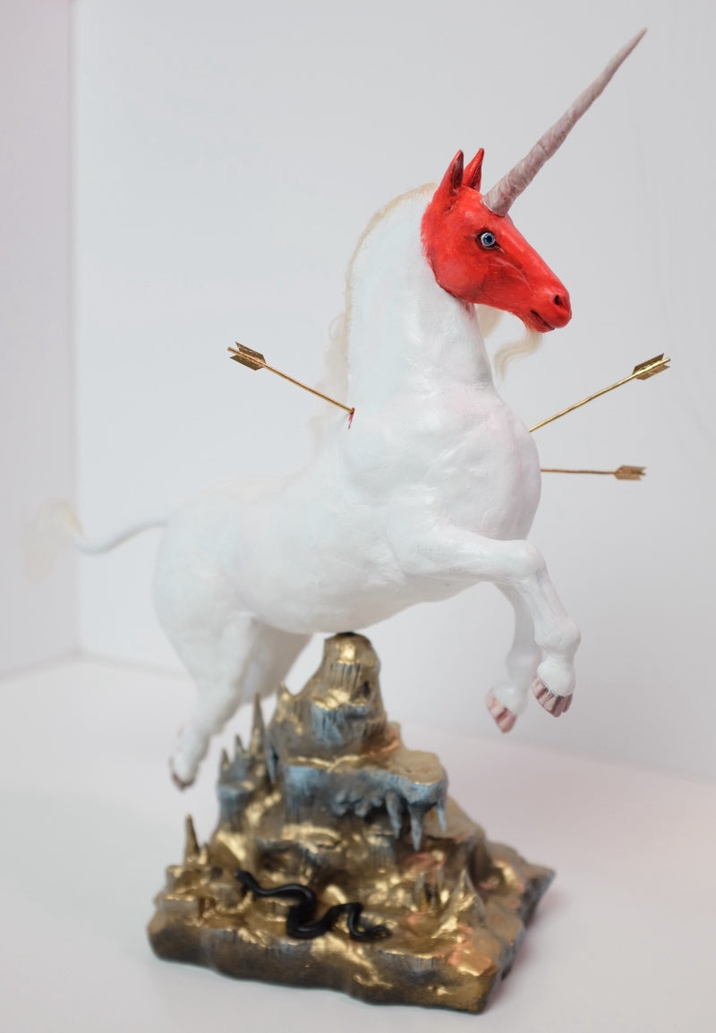 Unicorn and maiden