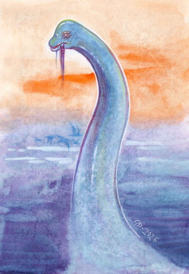 Brachiosaur – A5 print