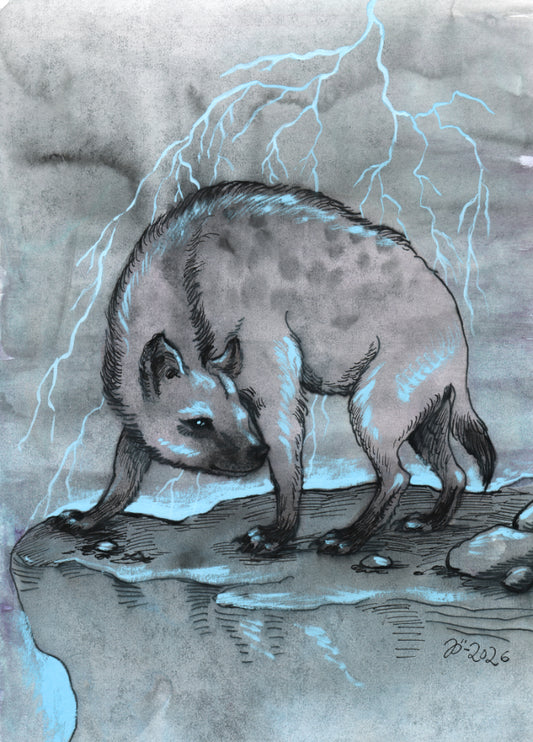 Hyena – A5 print