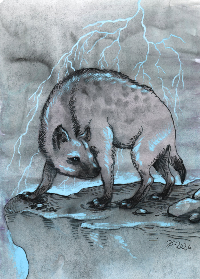 Hyena – A5 print