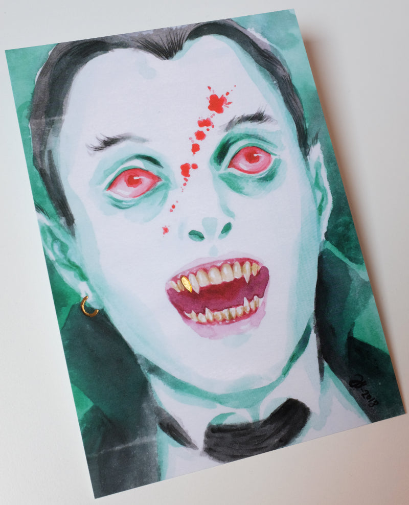 Splat – A5 print with gold foil