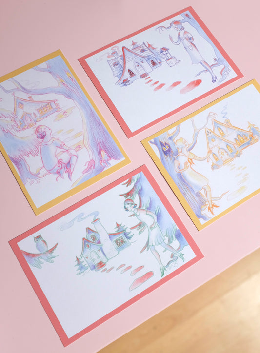 Storybook Houses – Postcard set