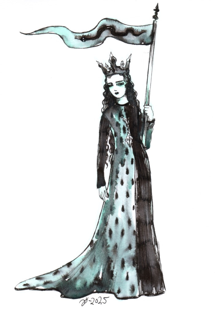 Snake pennant – A5 print