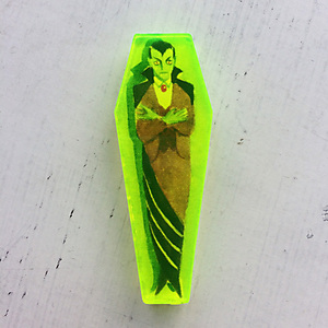 Vampire Coffin Pin