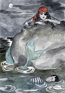 Mermaid - A4 print