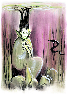 Swamp Vampire - A5 print