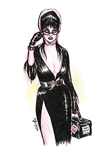 Elvira - original art
